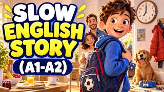 Learn English with a Family Morning Routine | Easy English Story for Beginners (A1–A2) Guide