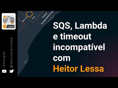 [CORTES AWS UG SP] SQS, Lambda e timeout incompatível com Heitor Lessa