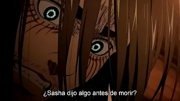 ¿Por qué se ríe Eren cuando muere Sasha?