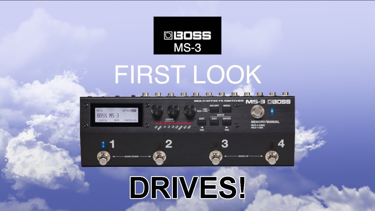 First Look At The BOSS MS-3 Drives! - YouTube