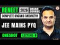 ReNEET 2026 FREE Crash Course | Lecture 6 JEE Mains PYQs | Sarvesh Sir