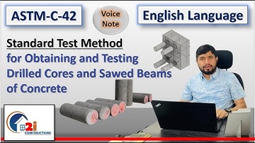 ASTM-C-42 Standard Test Method for obtaining and Testing Drilled Cores of Concrete #2iconstructions