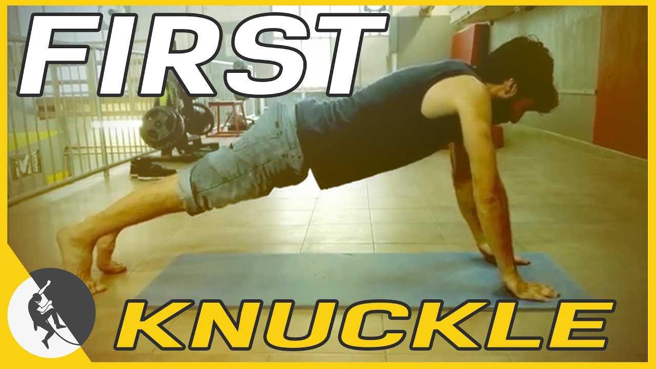 FIRST KNUCKLE Ejercicio de Fuerza para muñecas para Escalada