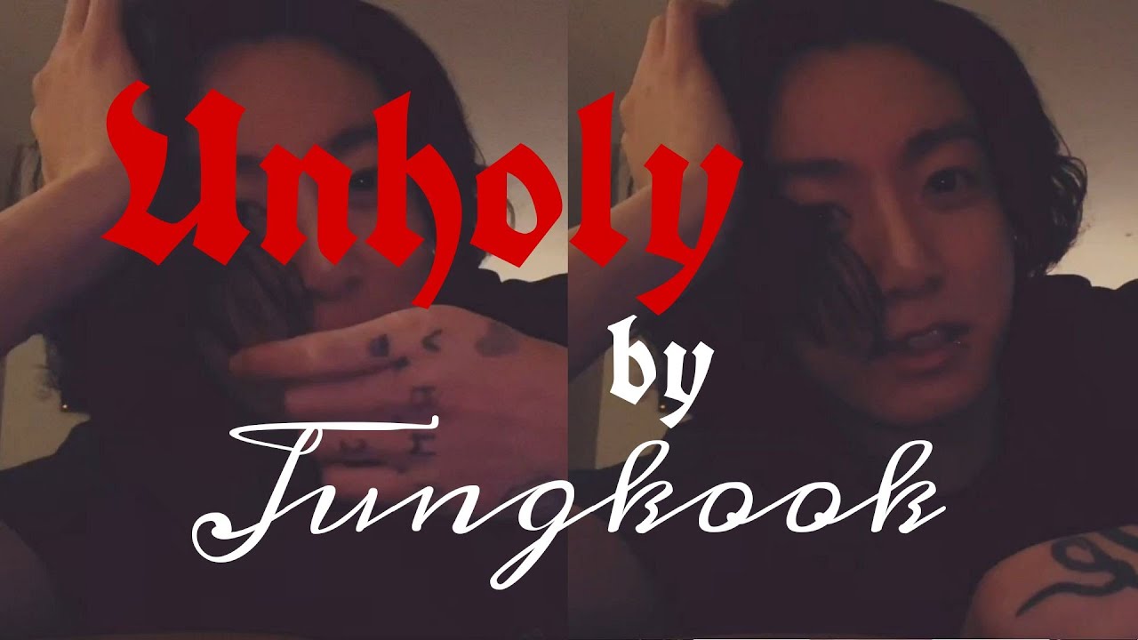 unholy cover by jungkook taeMi YouTube