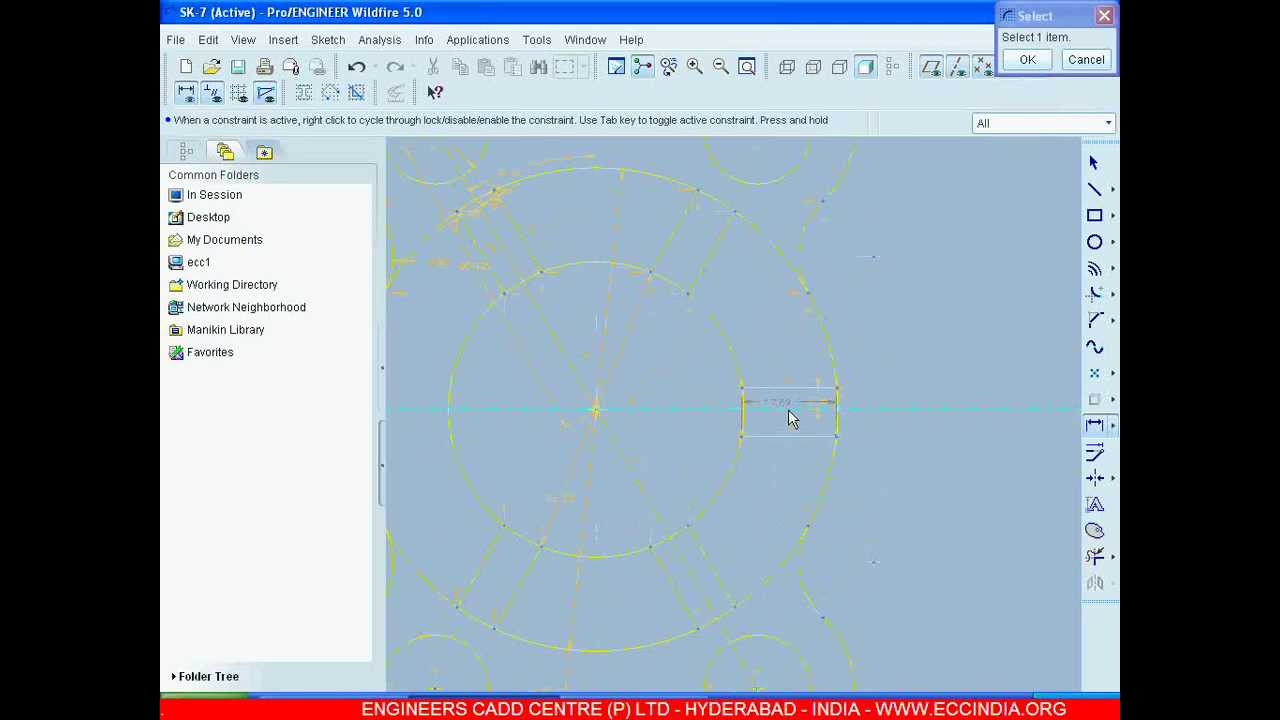 6. ProE Sketch Sample Video -5