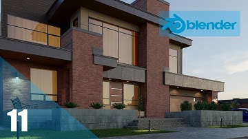 Architecture Visualization In Blender 2.90 - Part 11 (Finishing Up)