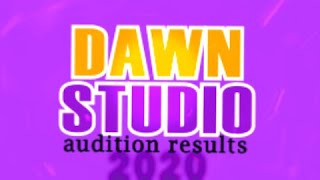 [DS] 2020 Audition Results
