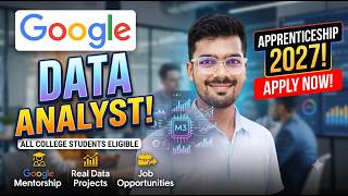Google Data Analytics Apprenticeship 2027! 📊 Any Graduate Eligible | How to Apply Step-by-Step