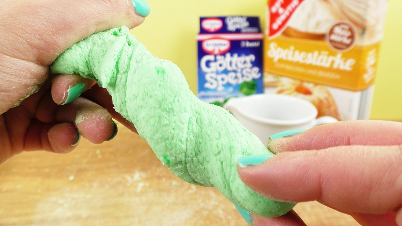 SCHLEIM aus WACKELPUDDING!? Grüner Glibber DIY oder doch DIY