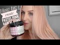 HOW TO CREATE PASTEL PINK HAIR AT HOME || DAVINES PINK CONDITIONER || SEMI PERMANENT COLOURED HAIR
