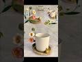 Crochet lily Of The Valley l Crochet Coaster #diy #shorts #viral #yt #flowers