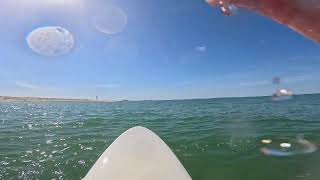 Long Swim to Fresh Spot | Power Sandbank Surf: Late Takeoffs @ Crickets 3ft Offshore
