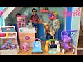 Barbie Baby Shopping Story with Barbie and Ken and Barbie Sister Chelsea in Barbie Dream House  Ep.2