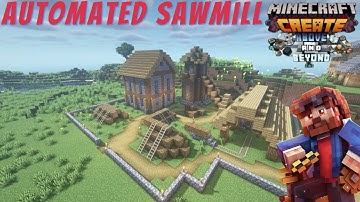 I Built a Fully Automated Sawmill in Create: Above and Beyond  | Ep.2