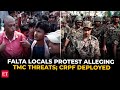 Bengal boils again: Falta locals protest alleging TMC threats; CRPF deployed ahead of vote counting