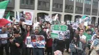 Iranian Election protest in Birmingham UK 21 June 2009