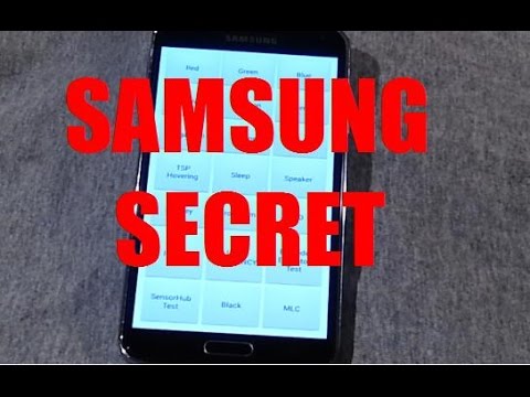 Samsung Galaxy Secret Diagnostic Screen