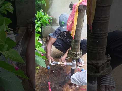 Hand Pump Fitting Video Motor Fitting Mondal Tech Plumbingandpipefitting Youtube Ytshorts