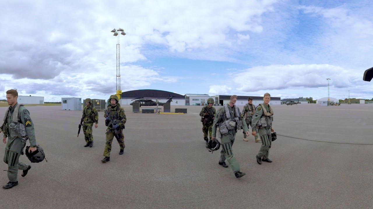 Försvarsmakten i 360 VR - David Helikopterflottiljen