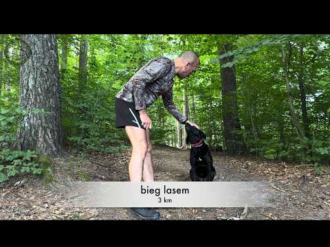 #bieg lasem 3 km. Video dla bieżni. #Run thru the woods