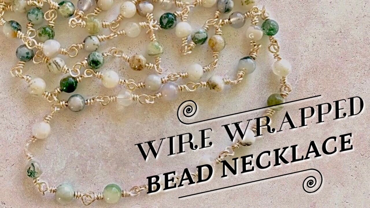 Украшения из проволоки и бусин своими руками: Как сделать ожерелье из бусин и проволоки