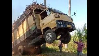 TRUK JUMPING MUAT TEBU | TRUK UMPLUNG VIRAL