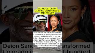 BIG MOVE, DEION STAYING SHARP IN LIFE AND MONEY.