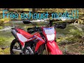 Free CRF300L exaust mods, weight reduction and a tune!