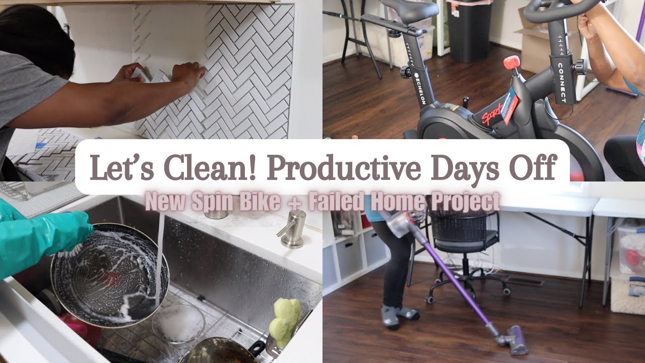 Let's Clean! Productive Clean with Me + a Home Project Fail YouTube