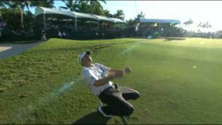 Ryan Palmer nearly eagles #18; wins the Sony Open in Hawaii