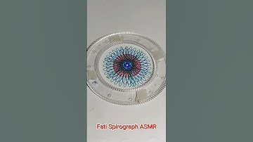 Beautiful Satisfying Spirograph ASMR #asmr #spirograph #art #asmrsounds #satisfying #relaxing #short