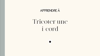 Tricoter Une I Corde