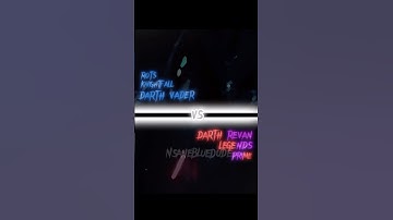 Knightfall Vader VS Darth Revan