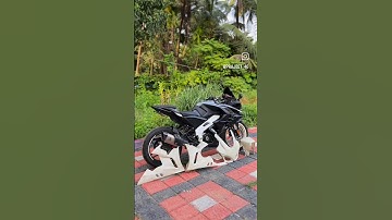 Bajaj Pulsar rs 200 modified with custom faring kit😮