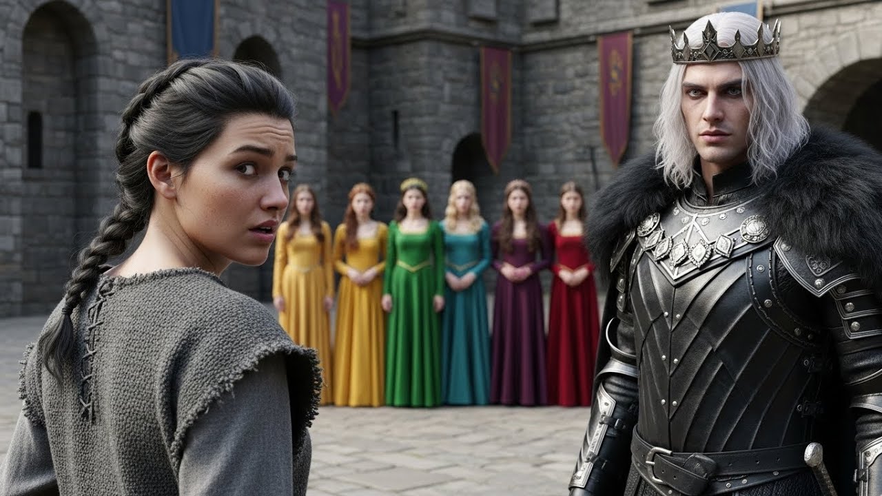 Seven Princesses Stood Before the Alpha King — But His Eyes Wouldn’t Leave the Omega Maid [PART 1]