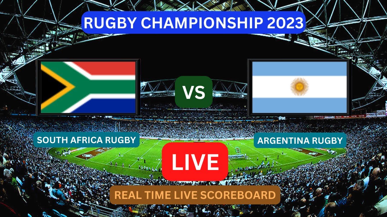 South Africa Vs Argentina LIVE Score UPDATE Today Rugby Championship Game Jul 29 2023