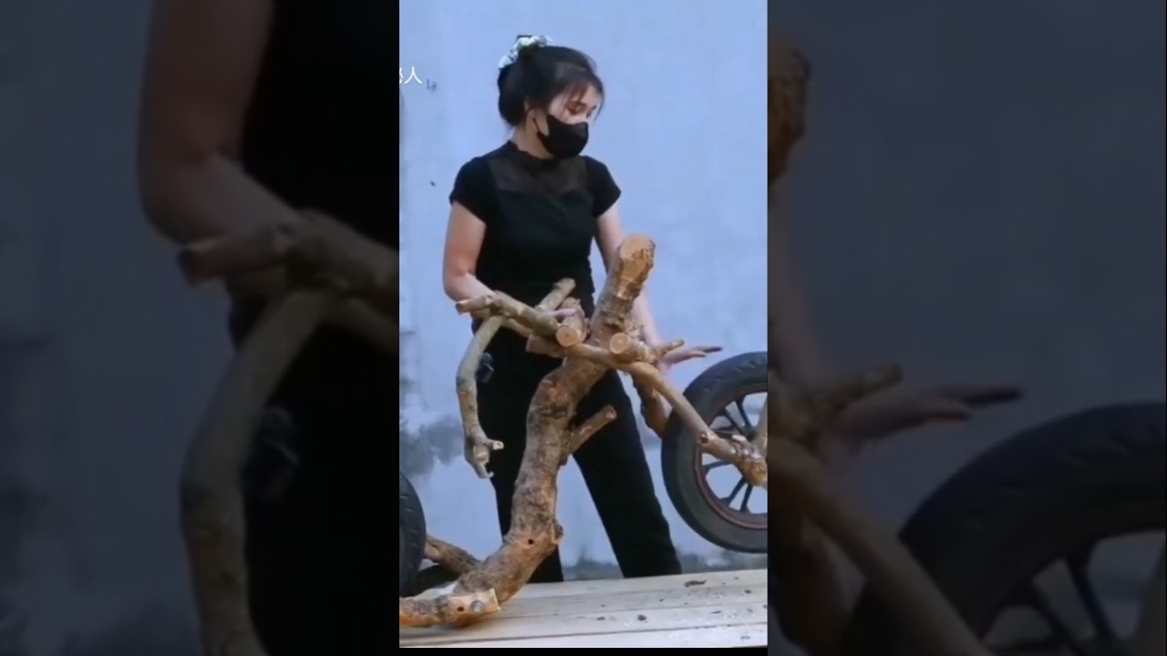 लकड़ी की बाईक||Wooden bike||