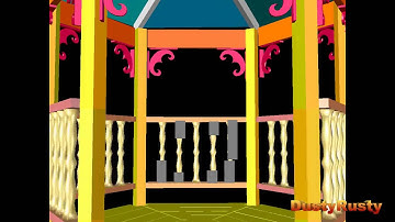 3D AutoCad Gazebo : Easy DIY Design