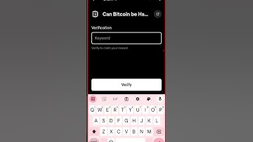 Can Bitcoin Be Hacked? Blum Video Code Today Can Bitcoin Be Hacked? Blum Today Verification Keyword