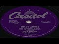 Dean Martin With Dick Stabile And His Orchestra-That&#39;s Amore/You&#39;re The Right One