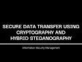 Secure Data Transfer with Cryptography & Hybrid Steganography 🔒