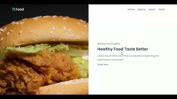 Responsive Food Website Landing Page With Video Slider [ HTML - CSS - JAVASCRIPT ]
