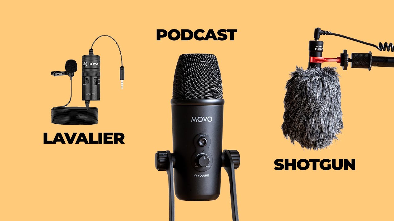 Shotgun vs Lavalier vs Podcast Mic COMPARISON