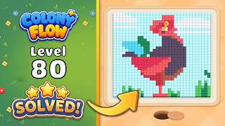 Colony Flow! - Level 80 Walkthrough 🧩 | Solution & Gameplay (ABI GAMES) 🐜