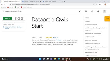 Dataprep Qwik Start | Qwiklabs