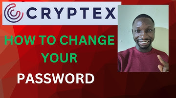 CRYPTEX: HOW TO CHANGE (RESET) YOUR PASSWORD