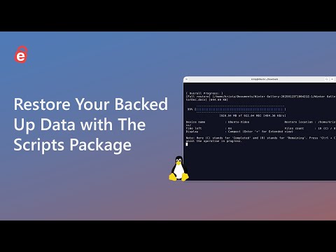 How to Restore Your Backed Up Data with The Scripts Package | IDrive Linux Package
