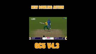 New Bowling Action GC5 V4.3 Official | #shorts #cricket #gc5 #newupdate #viral