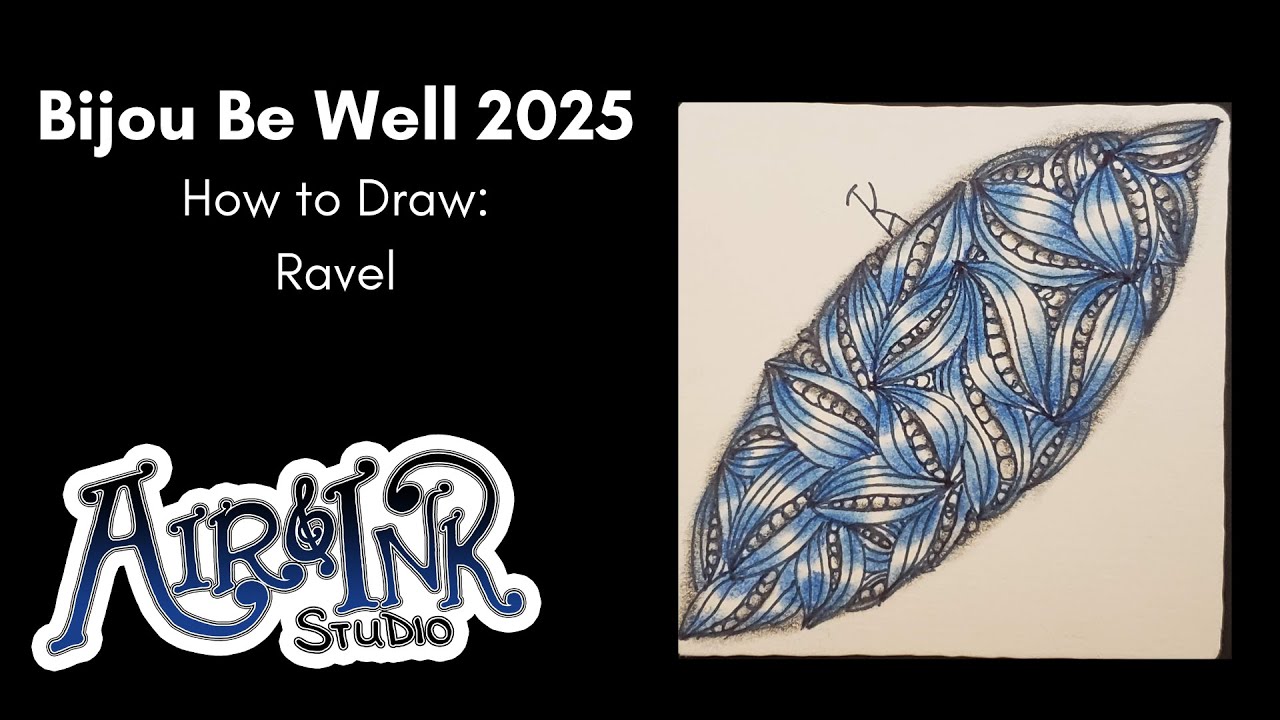 How to Draw Zentangle Ravel Pattern