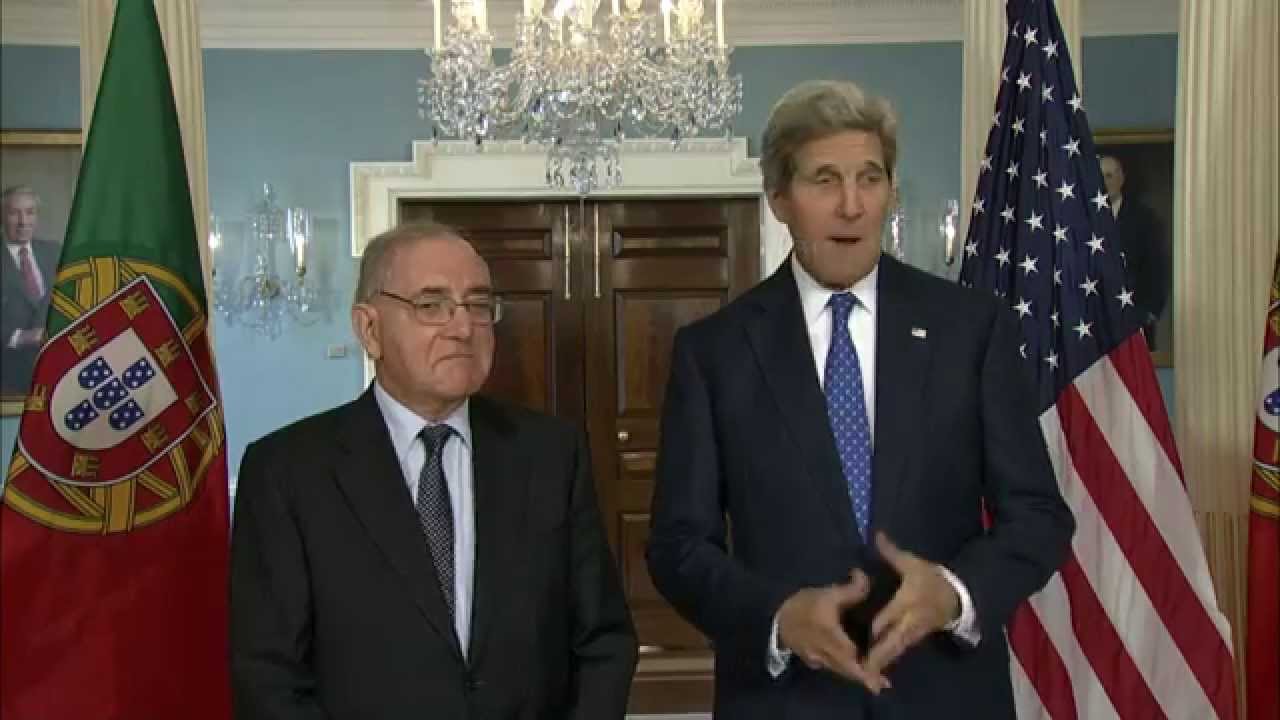 Secretary Kerry Delivers Remarks With Portuguese Minister of State and Foreign Affairs Machete